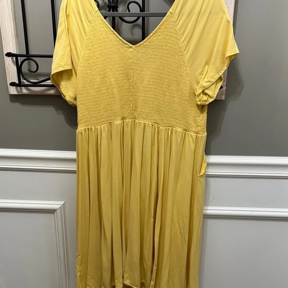 Torrid Sunny Yellow Short Sleeve Dress 3 - Picture 13 of 15